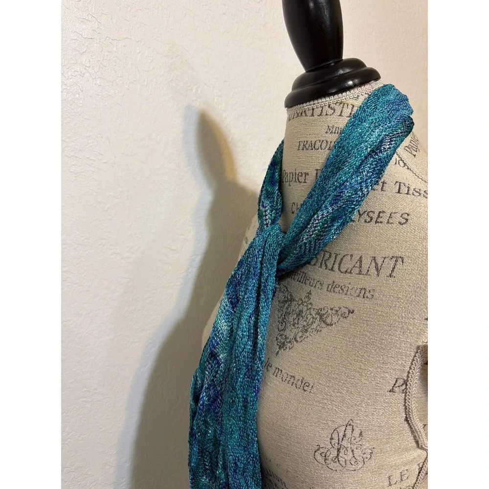 White House Black Market Scarf Lagoon NWT NEW